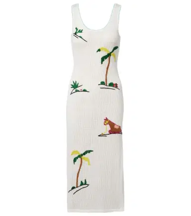 Staud Luma embroidered cotton beach cover-up | Thumbnail 1 Staud Luma embroidered cotton beach cover-up | Thumbnail 1