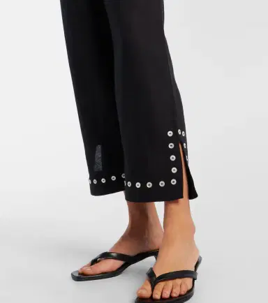 Staud Piha linen-blend flared pants | Thumbnail 4 Staud Piha linen-blend flared pants | Thumbnail 4