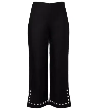 Staud Piha linen-blend flared pants | Thumbnail 1 Staud Piha linen-blend flared pants | Thumbnail 1
