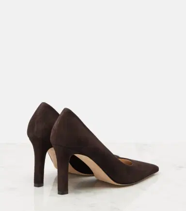 The Row Carla 80 suede pumps | Thumbnail 2 The Row Carla 80 suede pumps | Thumbnail 2