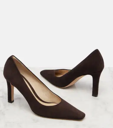 The Row Carla 80 suede pumps | Thumbnail 4 The Row Carla 80 suede pumps | Thumbnail 4