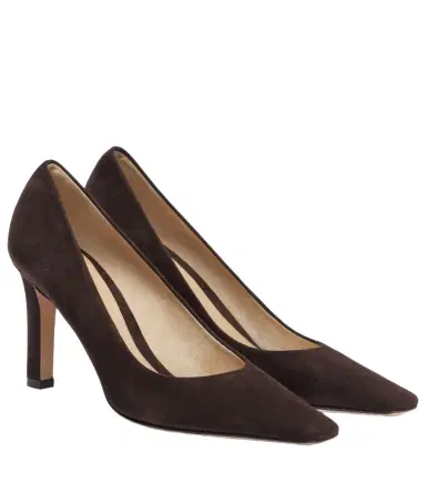 The Row Carla 80 suede pumps | Thumbnail 1 The Row Carla 80 suede pumps | Thumbnail 1