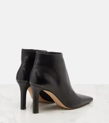 The Row Carla 80 leather ankle boots | Thumbnail 3 The Row Carla 80 leather ankle boots | Thumbnail 3