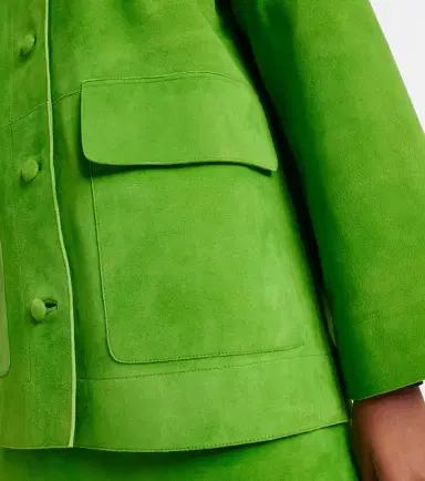 Staud Roxanne suede jacket | Thumbnail 2 Staud Roxanne suede jacket | Thumbnail 2
