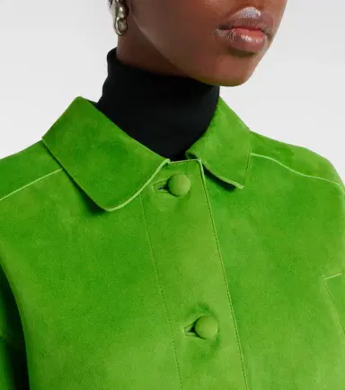 Staud Roxanne suede jacket | Thumbnail 3 Staud Roxanne suede jacket | Thumbnail 3