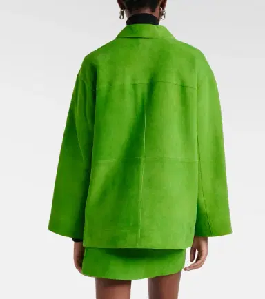 Staud Roxanne suede jacket | Thumbnail 4 Staud Roxanne suede jacket | Thumbnail 4