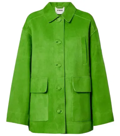Staud Roxanne suede jacket | Thumbnail 1 Staud Roxanne suede jacket | Thumbnail 1