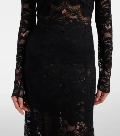 Rabanne Floral lace maxi skirt | Thumbnail 3 Rabanne Floral lace maxi skirt | Thumbnail 3