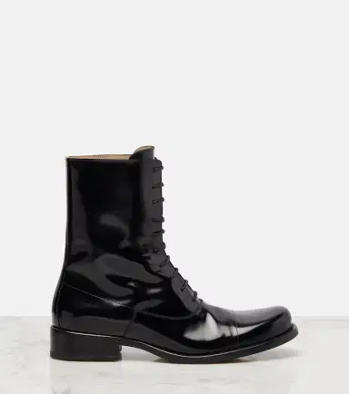 The Row Kai leather lace-up boots | Thumbnail 3 The Row Kai leather lace-up boots | Thumbnail 3
