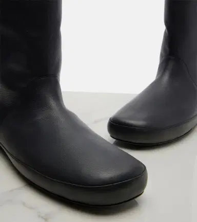 The Row Toni shearling-lined leather ankle boots | Thumbnail 2 The Row Toni shearling-lined leather ankle boots | Thumbnail 2