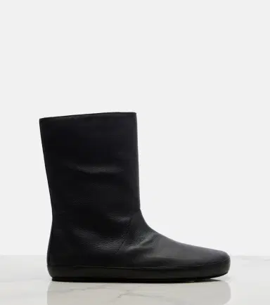 The Row Toni shearling-lined leather ankle boots | Thumbnail 4 The Row Toni shearling-lined leather ankle boots | Thumbnail 4