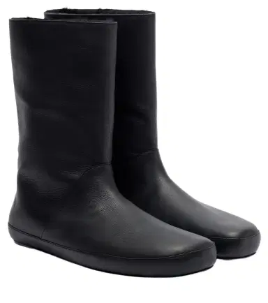 The Row Toni shearling-lined leather ankle boots | Thumbnail 1 The Row Toni shearling-lined leather ankle boots | Thumbnail 1