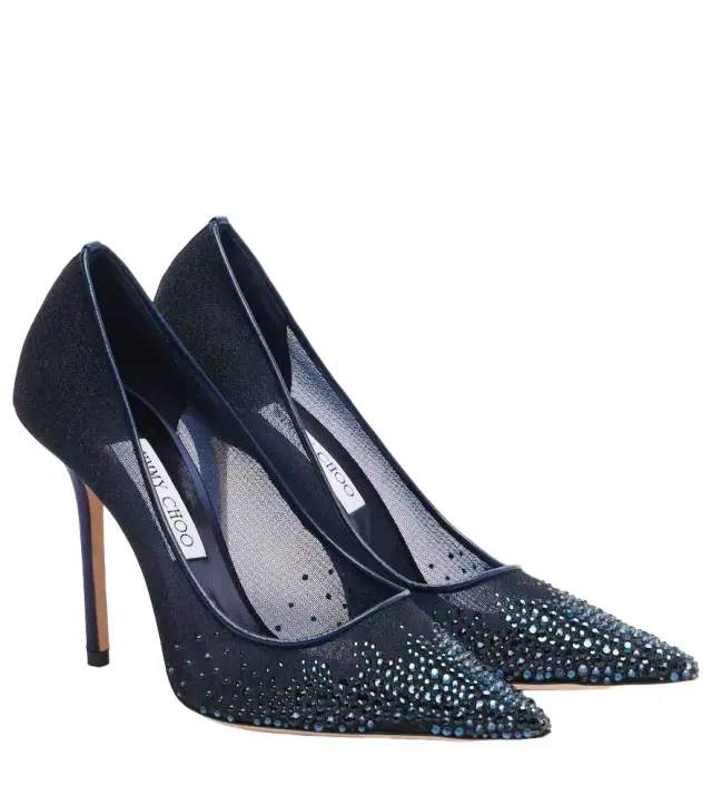 Love 100 crystal-embellished pumps Love 100 crystal-embellished pumps