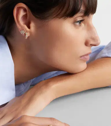 Sophie Bille Brahe Cosmos Diamant 18kt gold single earring with diamonds | Thumbnail 4 Sophie Bille Brahe Cosmos Diamant 18kt gold single earring with diamonds | Thumbnail 4