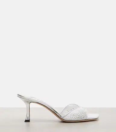 Jimmy Choo Skye 70 embellished mesh mules | Thumbnail 2 Jimmy Choo Skye 70 embellished mesh mules | Thumbnail 2