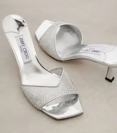 Jimmy Choo Skye 70 embellished mesh mules | Thumbnail 4 Jimmy Choo Skye 70 embellished mesh mules | Thumbnail 4