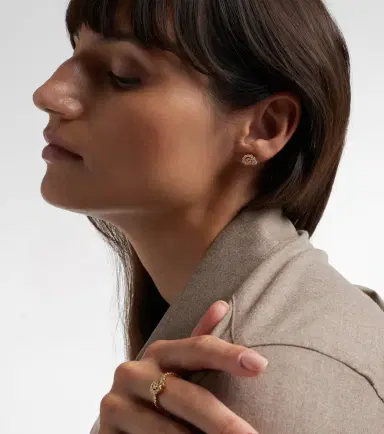 Sophie Bille Brahe Rêve Escargot Petit 18kt gold earring with diamonds | Thumbnail 4 Sophie Bille Brahe Rêve Escargot Petit 18kt gold earring with diamonds | Thumbnail 4