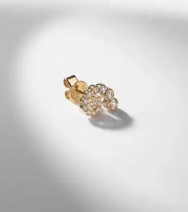 Sophie Bille Brahe Rêve Escargot Petit 18kt gold earring with diamonds | Thumbnail 5 Sophie Bille Brahe Rêve Escargot Petit 18kt gold earring with diamonds | Thumbnail 5