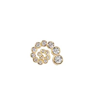 Sophie Bille Brahe Rêve Escargot Petit 18kt gold earring with diamonds | Thumbnail 1 Sophie Bille Brahe Rêve Escargot Petit 18kt gold earring with diamonds | Thumbnail 1