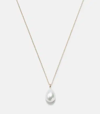 Sophie Bille Brahe Perle Poire Simple 14kt gold necklace with freshwater pearls | Thumbnail 5 Sophie Bille Brahe Perle Poire Simple 14kt gold necklace with freshwater pearls | Thumbnail 5