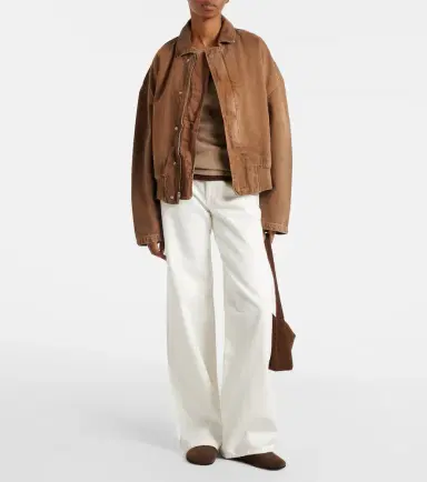 Slvrlake Harlem cotton canvas bomber jacket | Thumbnail 5 Slvrlake Harlem cotton canvas bomber jacket | Thumbnail 5