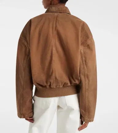 Slvrlake Harlem cotton canvas bomber jacket | Thumbnail 6 Slvrlake Harlem cotton canvas bomber jacket | Thumbnail 6