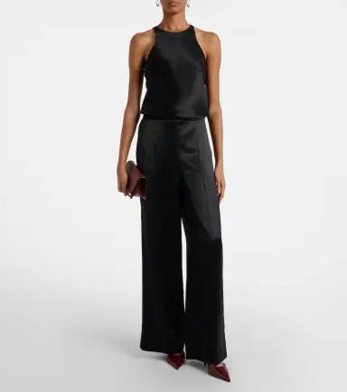 Joseph Dijon satin wide-leg pants | Thumbnail 2 Joseph Dijon satin wide-leg pants | Thumbnail 2