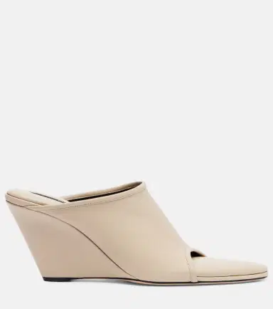 CHRISTEN Strap Stretch 75 leather wedge mules | Thumbnail 3 CHRISTEN Strap Stretch 75 leather wedge mules | Thumbnail 3