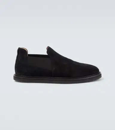 The Row Parker suede slip-on shoes | Thumbnail 4 The Row Parker suede slip-on shoes | Thumbnail 4