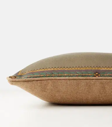 Etro Herald embroidered cotton-blend cushion | Thumbnail 5 Etro Herald embroidered cotton-blend cushion | Thumbnail 5