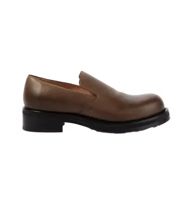 The Row Leather slip-on shoes | Thumbnail 1 The Row Leather slip-on shoes | Thumbnail 1