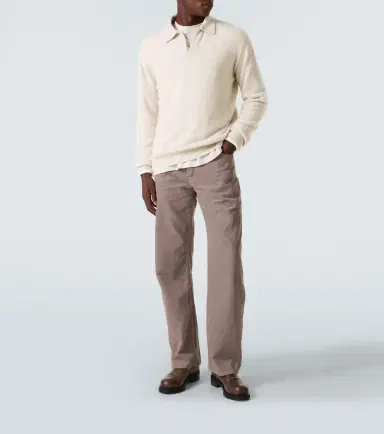 The Row Leach cashmere polo sweater | Thumbnail 4 The Row Leach cashmere polo sweater | Thumbnail 4