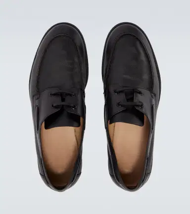 The Row Novus leather boat shoes | Thumbnail 4 The Row Novus leather boat shoes | Thumbnail 4