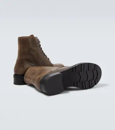 The Row Distressed leather combat boots | Thumbnail 3 The Row Distressed leather combat boots | Thumbnail 3