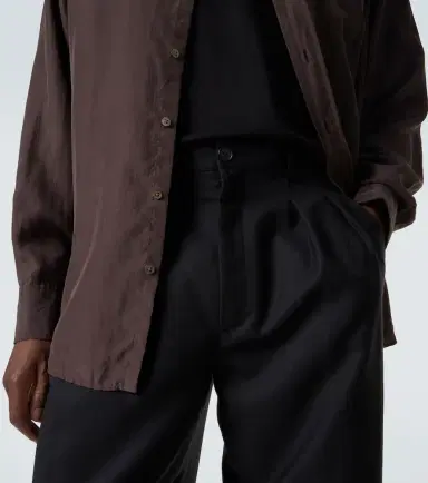 The Row Corley virgin wool flannel wide-leg pants | Thumbnail 2 The Row Corley virgin wool flannel wide-leg pants | Thumbnail 2