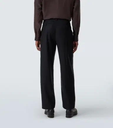 The Row Corley virgin wool flannel wide-leg pants | Thumbnail 5 The Row Corley virgin wool flannel wide-leg pants | Thumbnail 5
