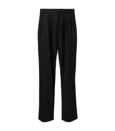The Row Corley virgin wool flannel wide-leg pants | Thumbnail 1 The Row Corley virgin wool flannel wide-leg pants | Thumbnail 1
