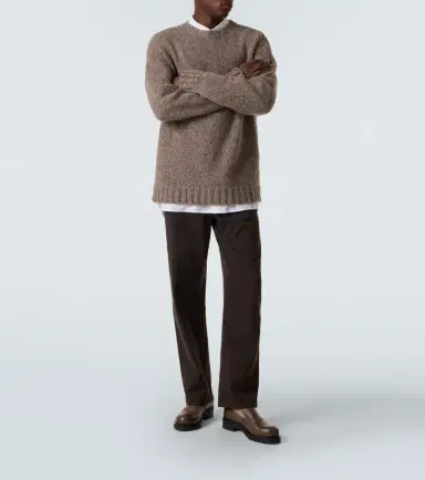 The Row Ottis cotton and cashmere straight pants | Thumbnail 2 The Row Ottis cotton and cashmere straight pants | Thumbnail 2
