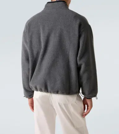 Miu Miu Logo fleece sweatshirt | Thumbnail 3 Miu Miu Logo fleece sweatshirt | Thumbnail 3