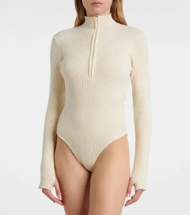 Cordova Butte ribbed-knit wool-blend bodysuit | Thumbnail 4 Cordova Butte ribbed-knit wool-blend bodysuit | Thumbnail 4