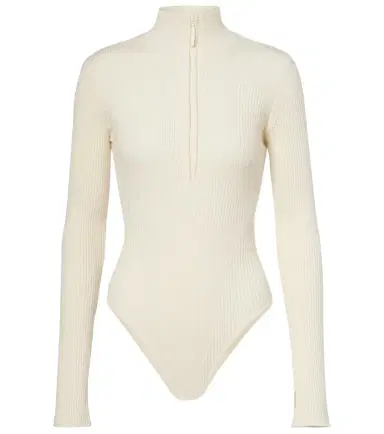 Cordova Butte ribbed-knit wool-blend bodysuit | Thumbnail 1 Cordova Butte ribbed-knit wool-blend bodysuit | Thumbnail 1