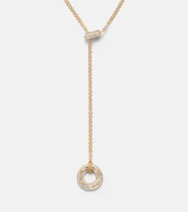 SHAY JEWELRY Orbit 18kt gold lariat necklace with diamonds | Thumbnail 2 SHAY JEWELRY Orbit 18kt gold lariat necklace with diamonds | Thumbnail 2