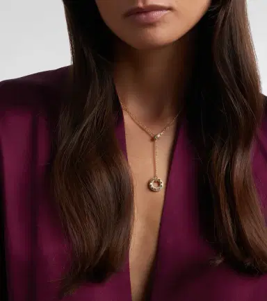SHAY JEWELRY Orbit 18kt gold lariat necklace with diamonds | Thumbnail 4 SHAY JEWELRY Orbit 18kt gold lariat necklace with diamonds | Thumbnail 4