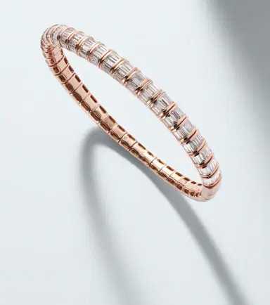 SHAY JEWELRY Stretch 18kt rose gold bracelet with diamonds | Thumbnail 4 SHAY JEWELRY Stretch 18kt rose gold bracelet with diamonds | Thumbnail 4