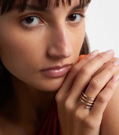 SHAY JEWELRY 18kt gold ring with diamonds | Thumbnail 3 SHAY JEWELRY 18kt gold ring with diamonds | Thumbnail 3