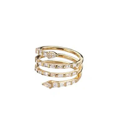 SHAY JEWELRY 18kt gold ring with diamonds | Thumbnail 1 SHAY JEWELRY 18kt gold ring with diamonds | Thumbnail 1