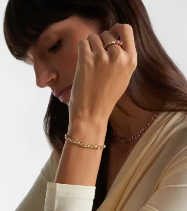 Shay Jewelry Petite 18kt gold tennis bracelet with diamonds | Thumbnail 2 Shay Jewelry Petite 18kt gold tennis bracelet with diamonds | Thumbnail 2