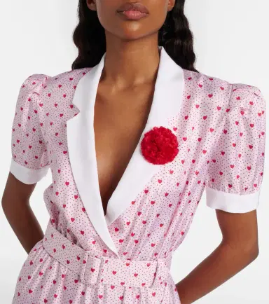 Rodarte Printed silk twill minidress | Thumbnail 2 Rodarte Printed silk twill minidress | Thumbnail 2