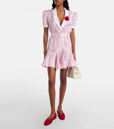 Rodarte Printed silk twill minidress | Thumbnail 3 Rodarte Printed silk twill minidress | Thumbnail 3