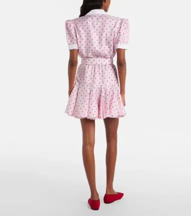 Rodarte Printed silk twill minidress | Thumbnail 5 Rodarte Printed silk twill minidress | Thumbnail 5